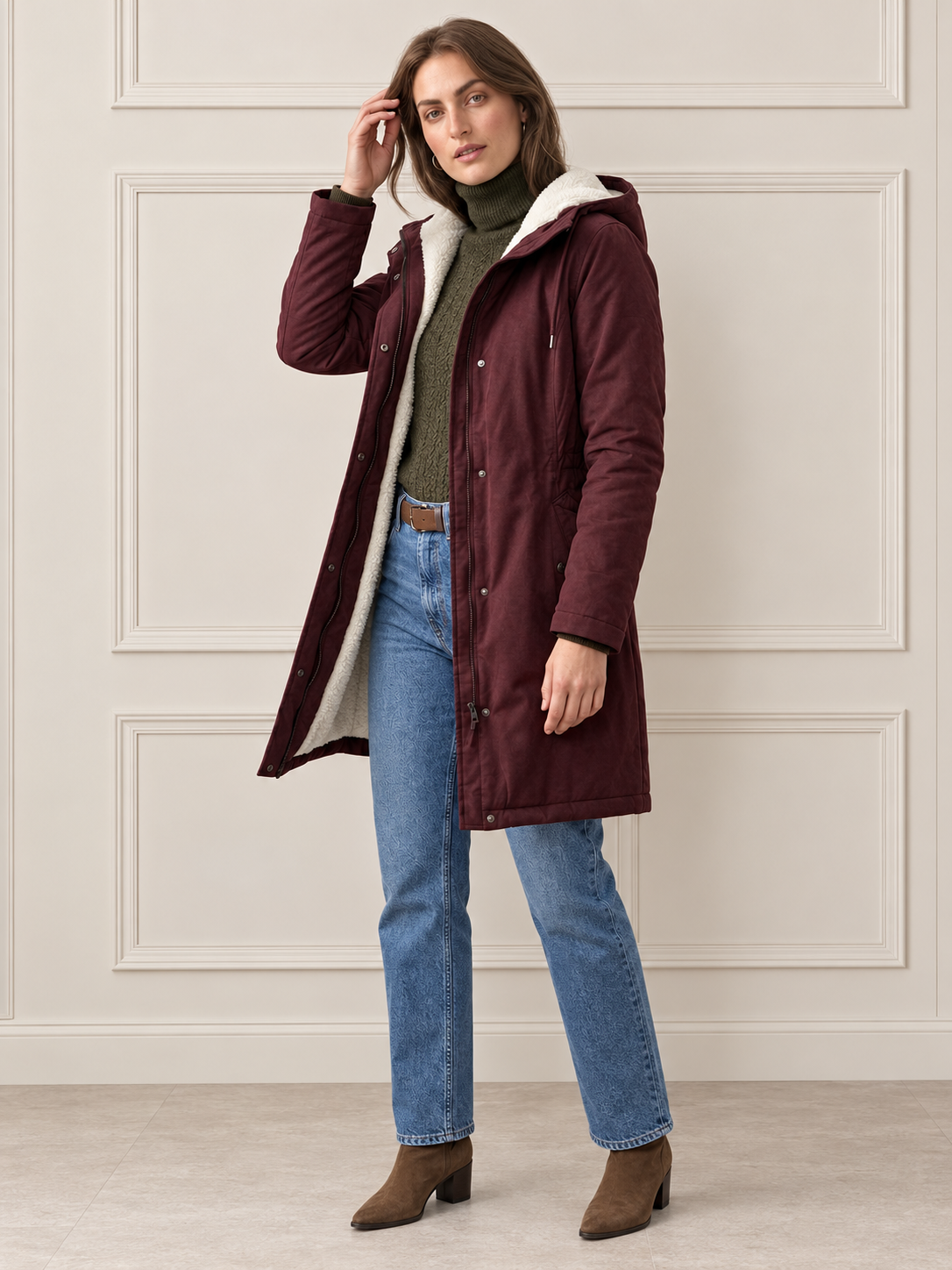 Margaux™ | Parka longue chaude à capuche