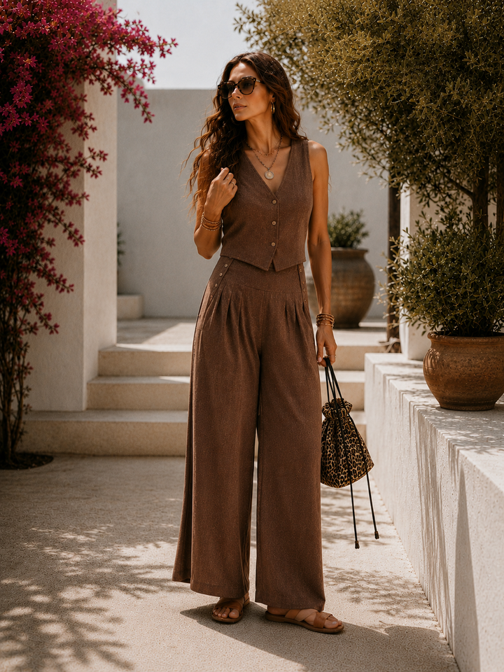 Camille | Ensemble fluide chic