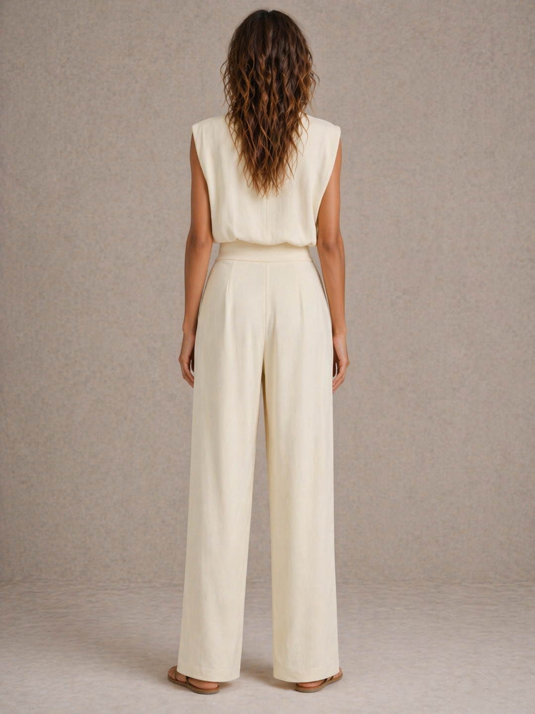 Juliette | Ensemble fluide élégant avec taille marquée et coupe minimaliste