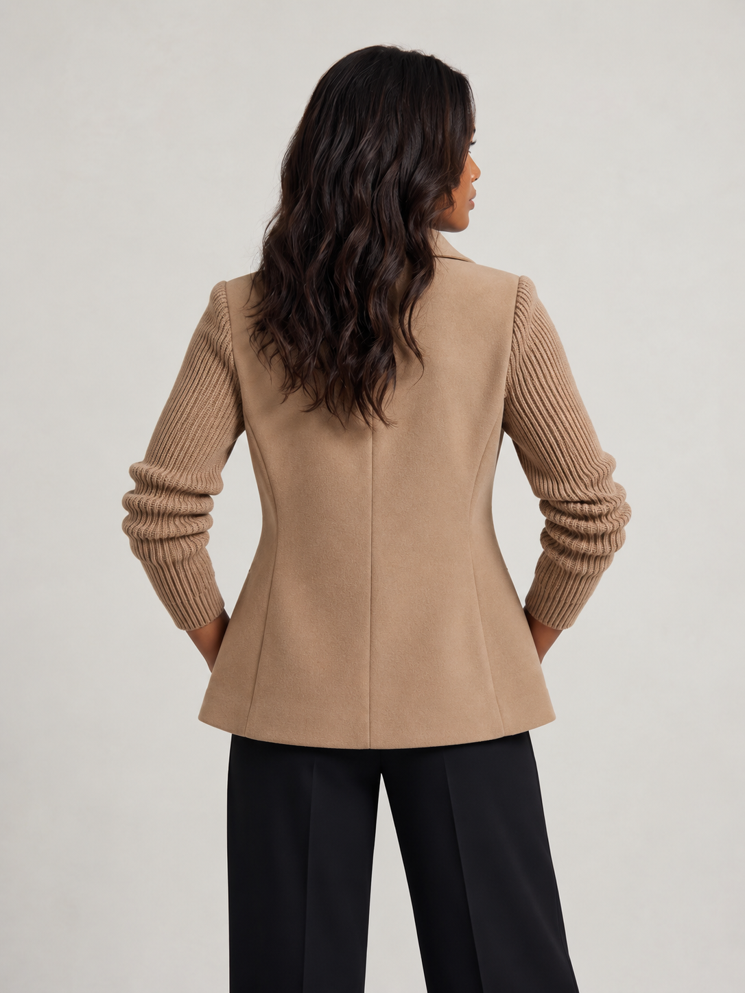 Clémence™ | Blazer élégant à manches en maille