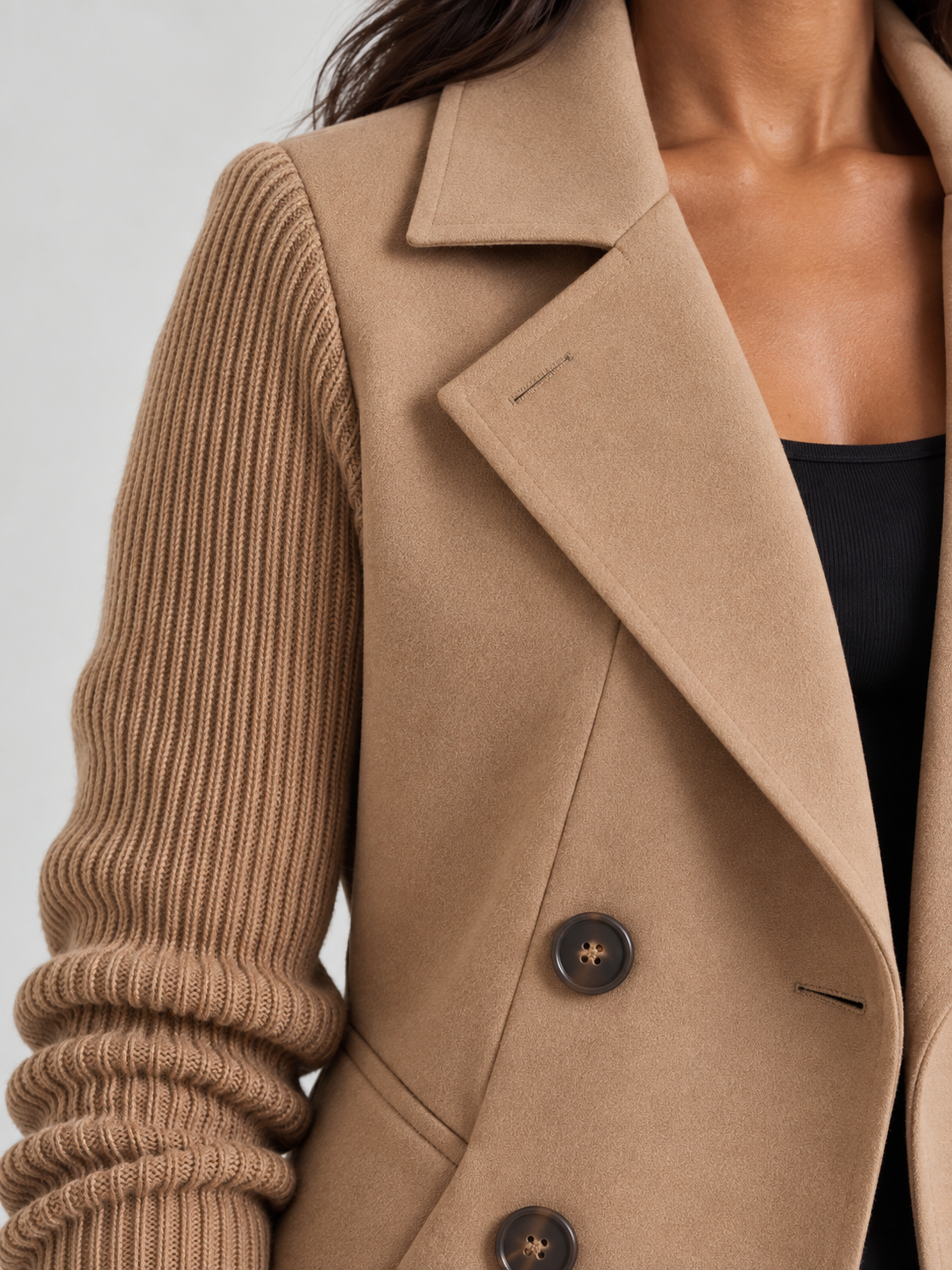 Clémence™ | Blazer élégant à manches en maille