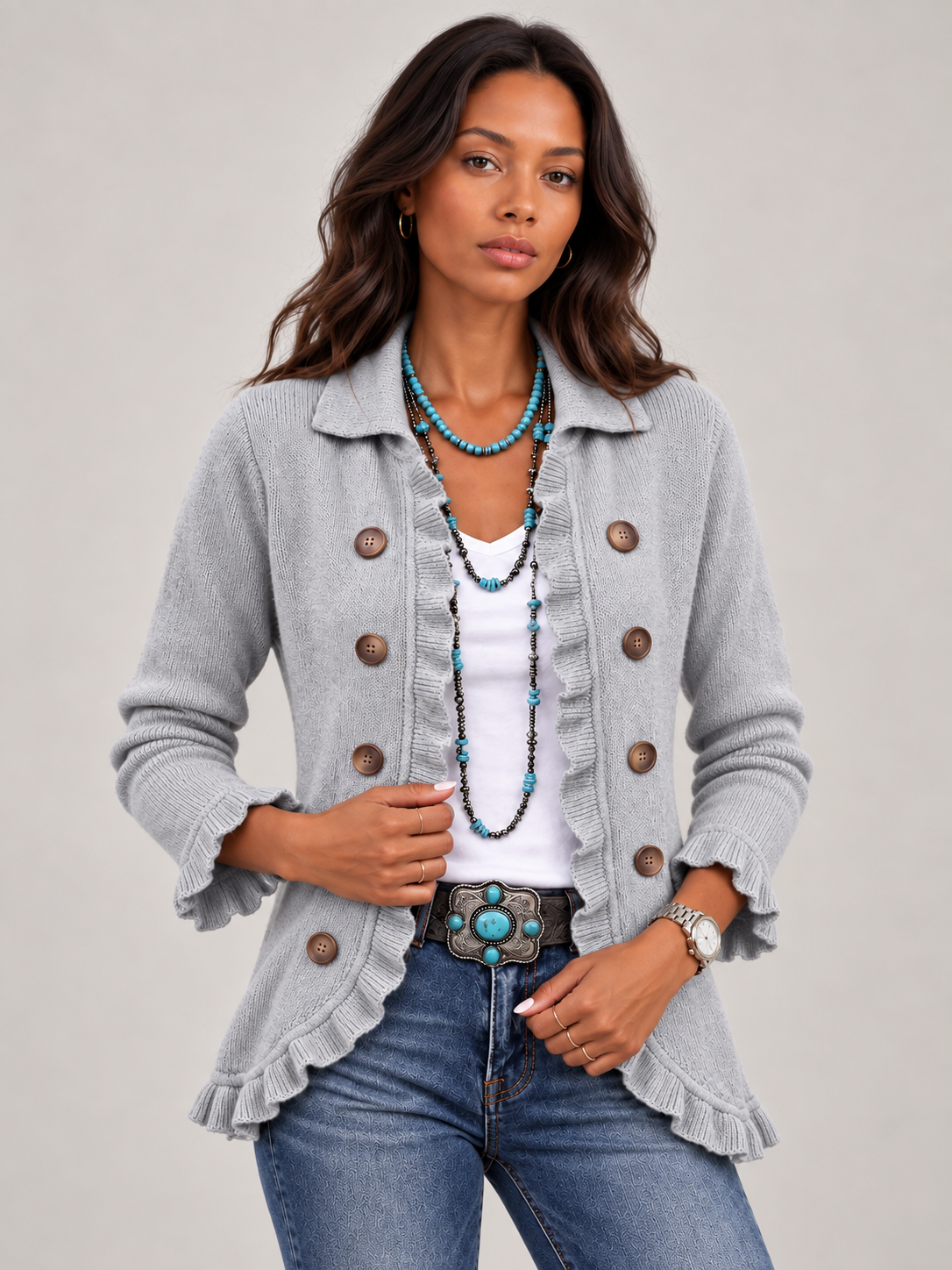 Élodie™ | Veste en maille élégante