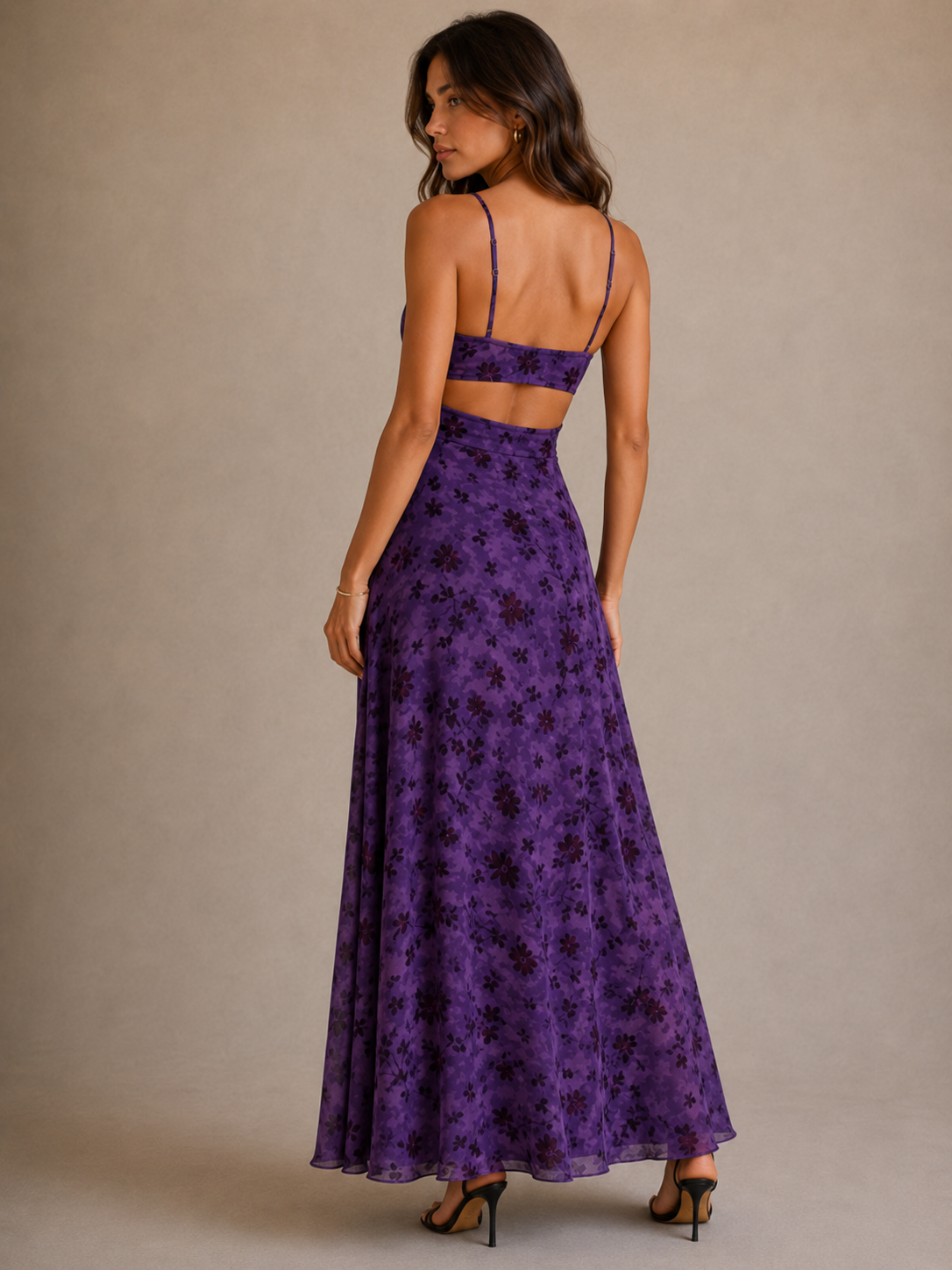 ROBE MAXI VIOLETTE