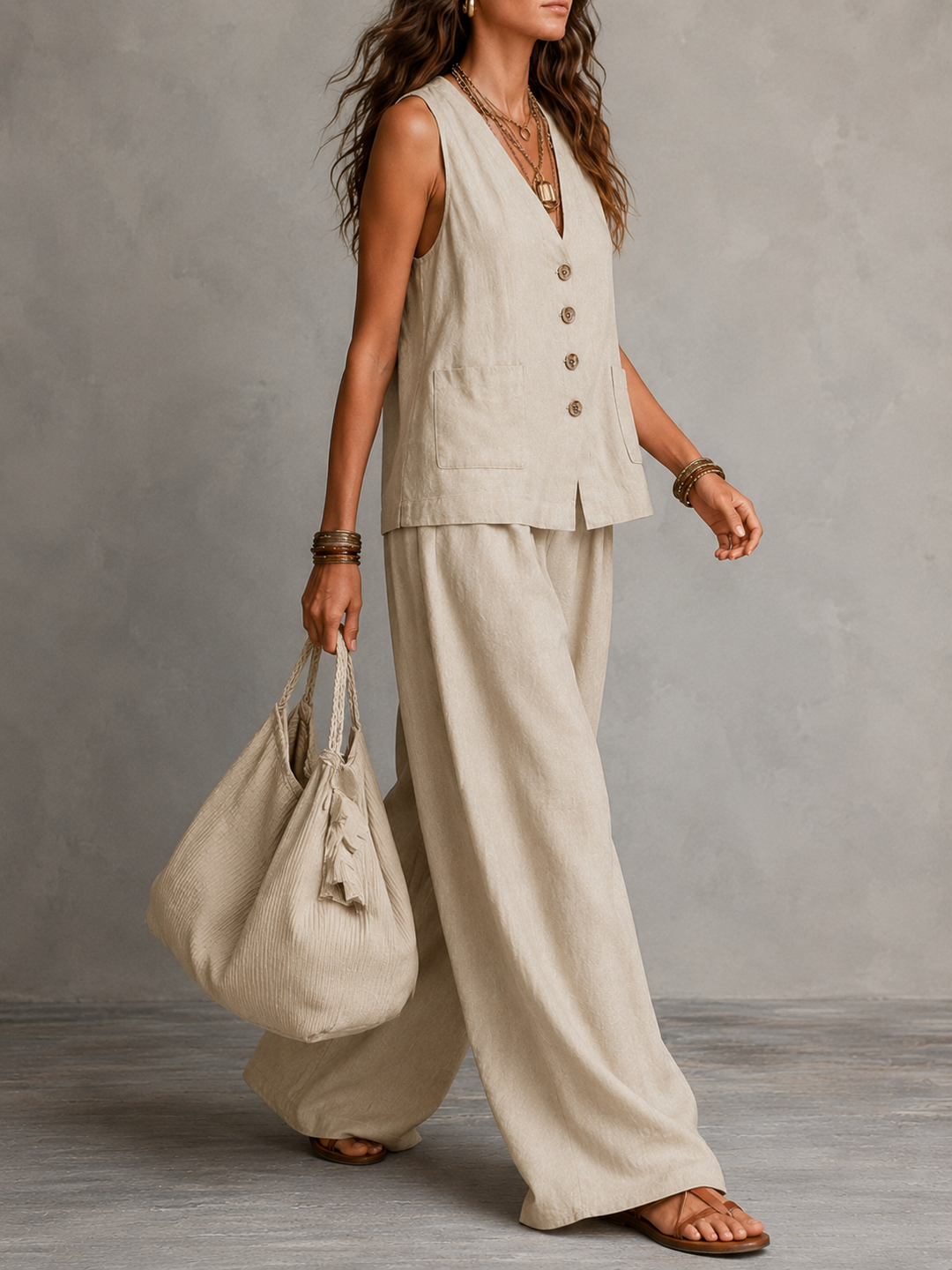 Clara | Ensemble élégant en coton léger