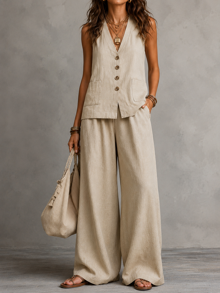 Clara | Ensemble élégant en coton léger