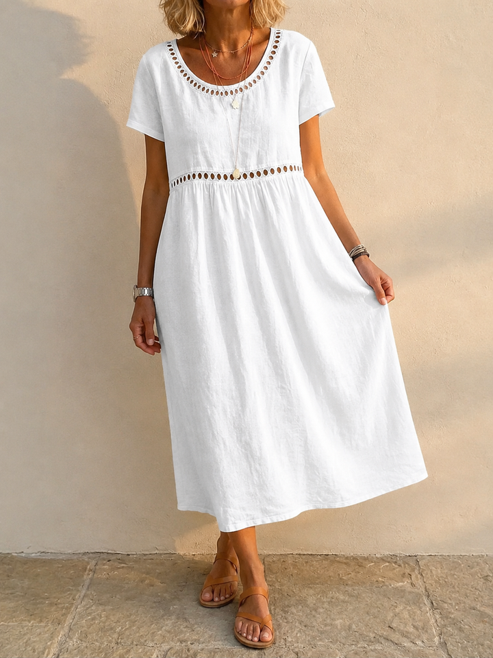 Mireille™ | Robe longue en coton