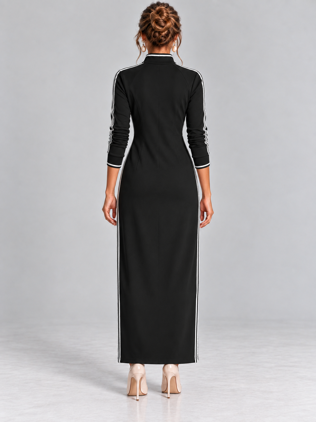 Élégance Sport-Chic | Robe Longue Moderne