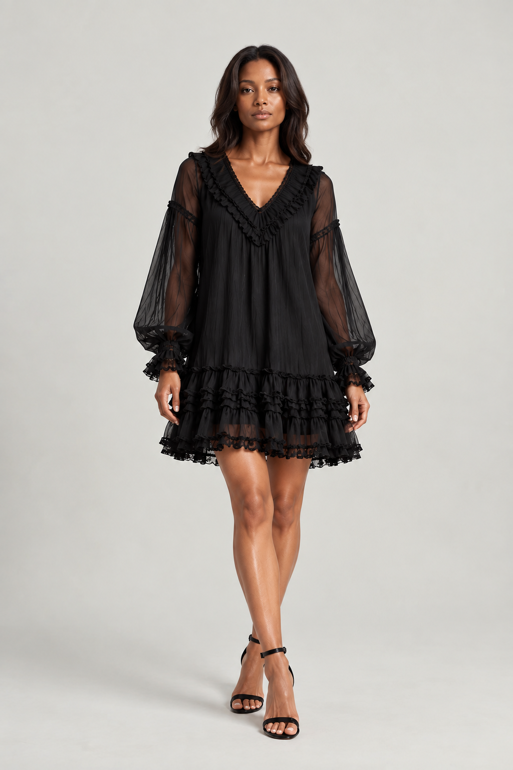 Solène™ | Robe fluide à volants