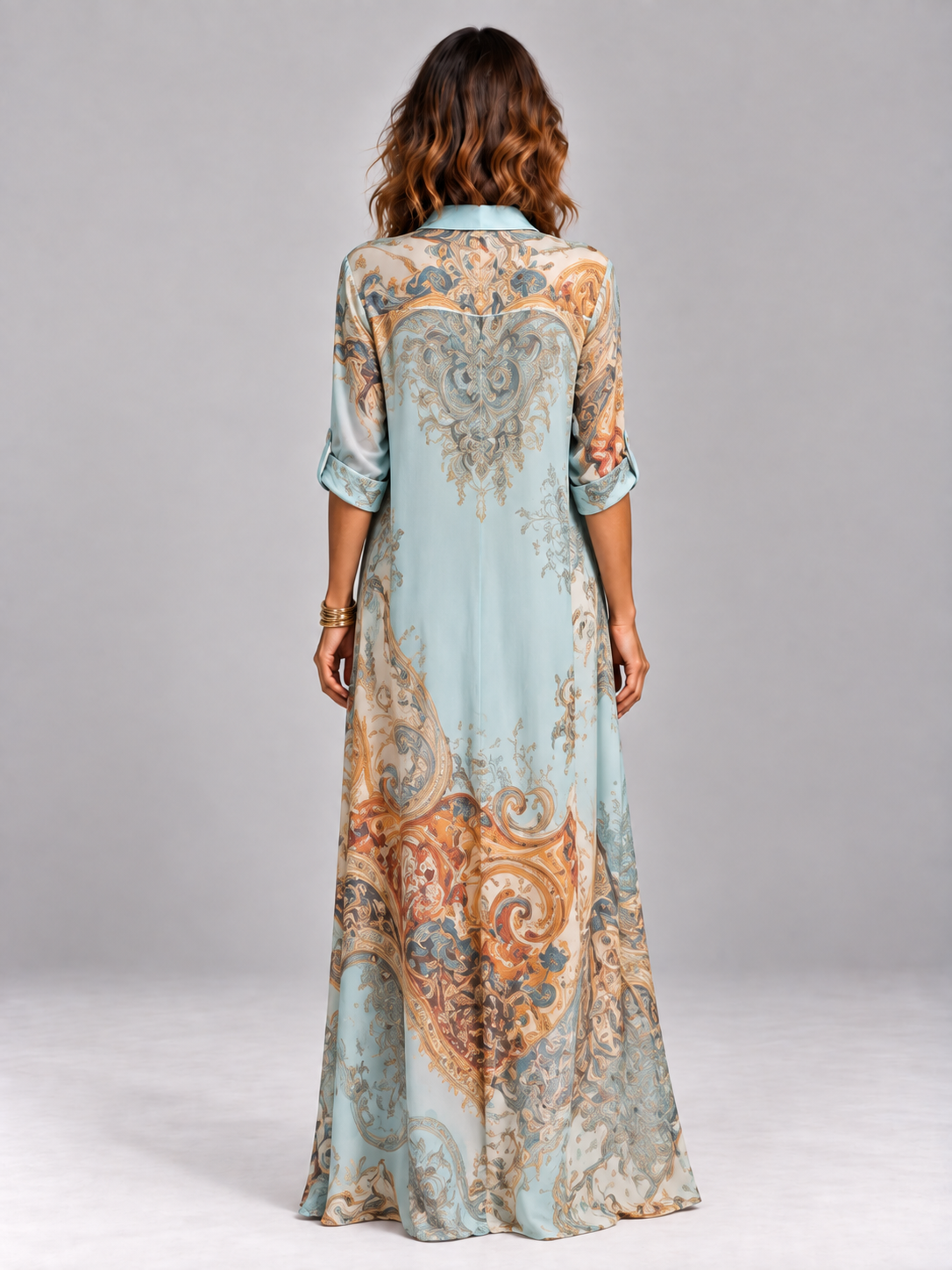 Solea | Robe maxi bohème imprimée