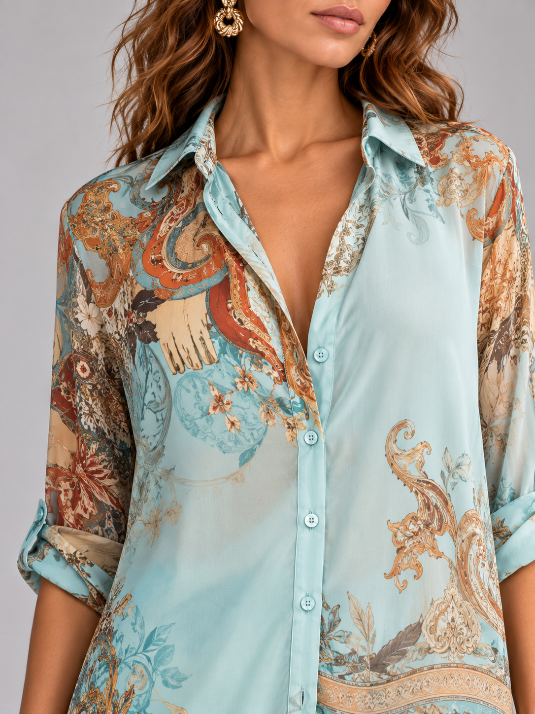Solea | Robe maxi bohème imprimée