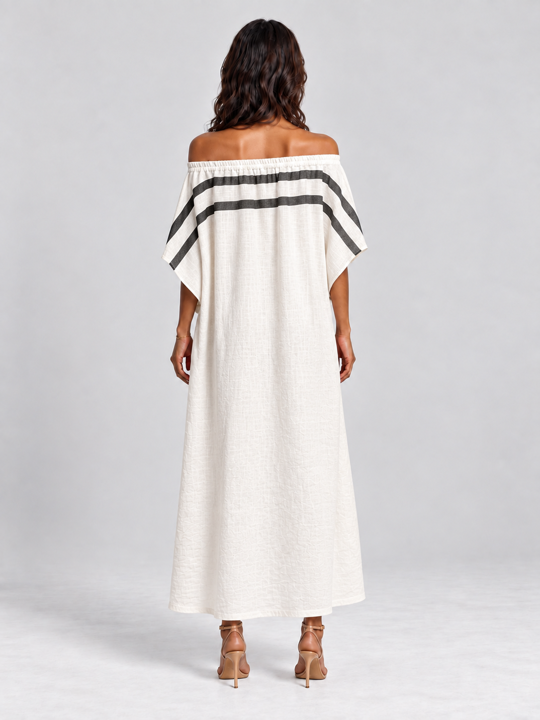 Sofia | Robe longue fluide à épaules dénudées