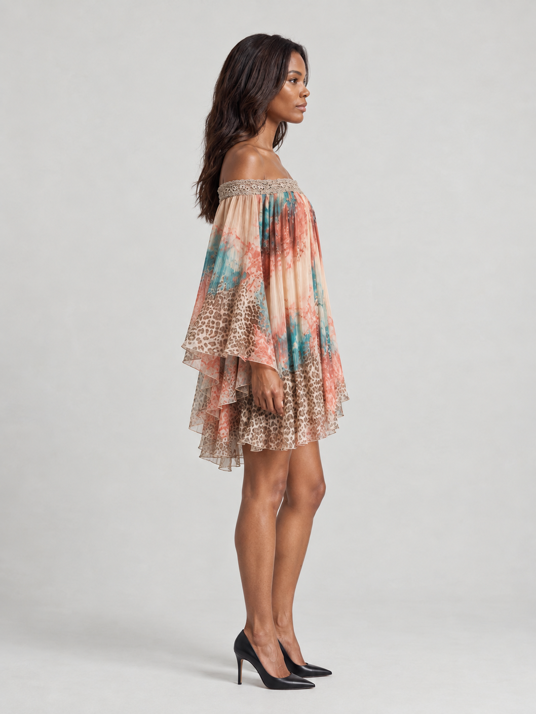Aurélie | Robe fluide imprimée bohème