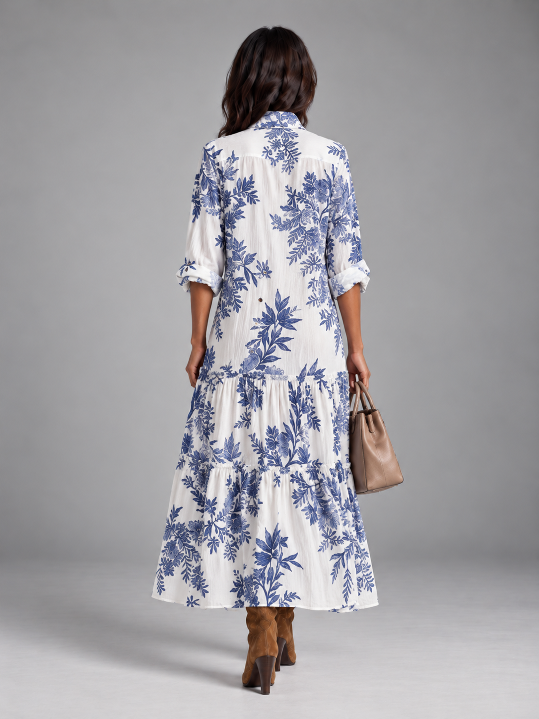 Margaux™ | Robe longue fleurie élégante