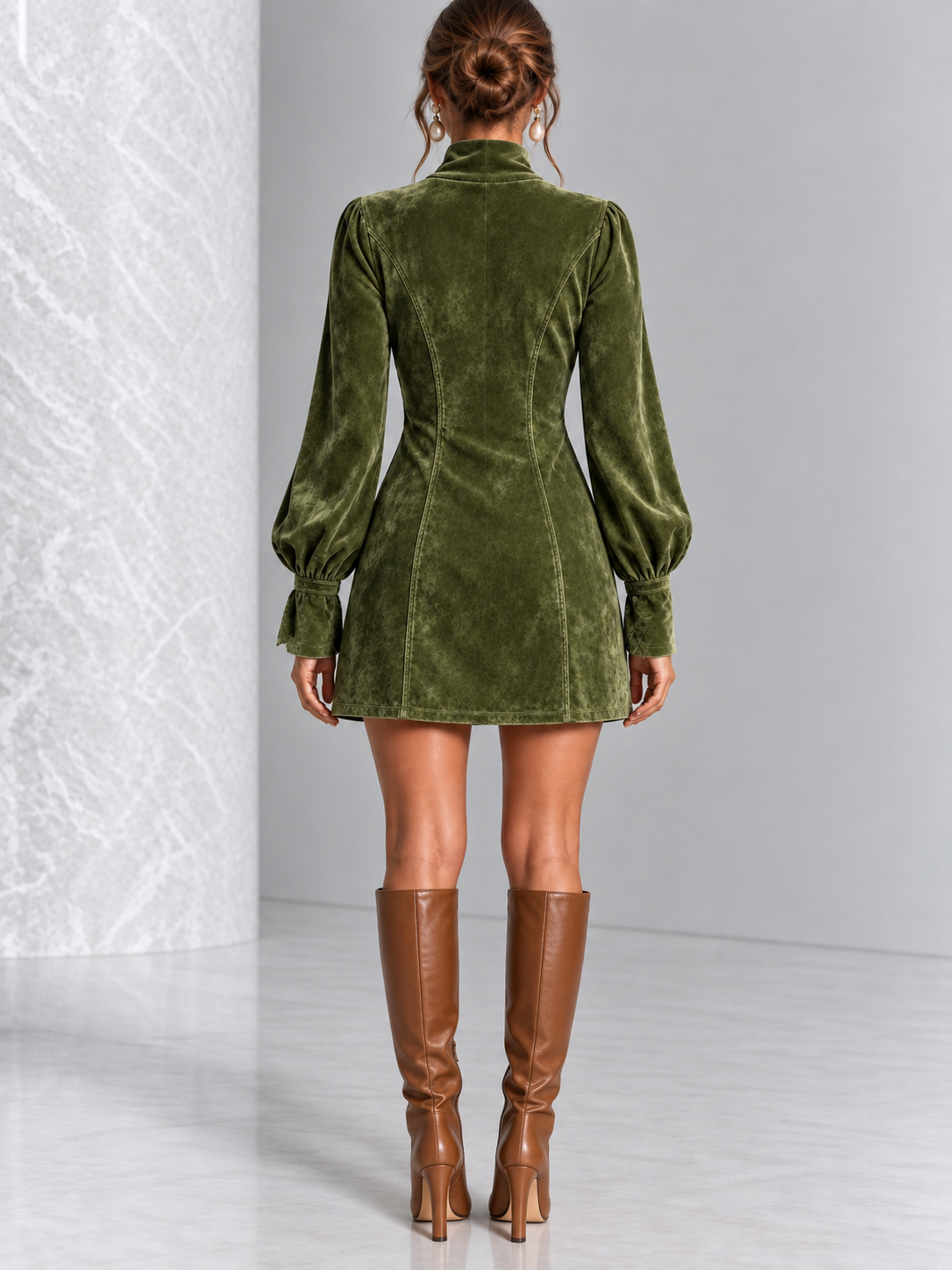 Juliette™ | Robe courte élégante à col noué