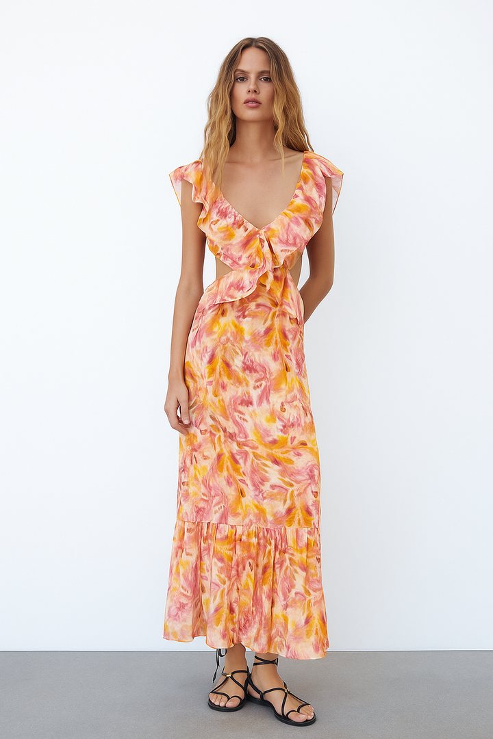 Emma™ | Robe longue à volants
