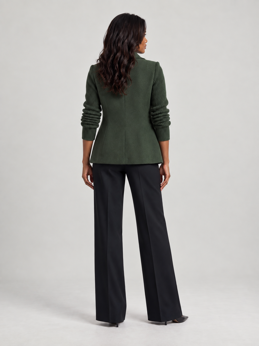 Clémence™ | Blazer élégant à manches en maille