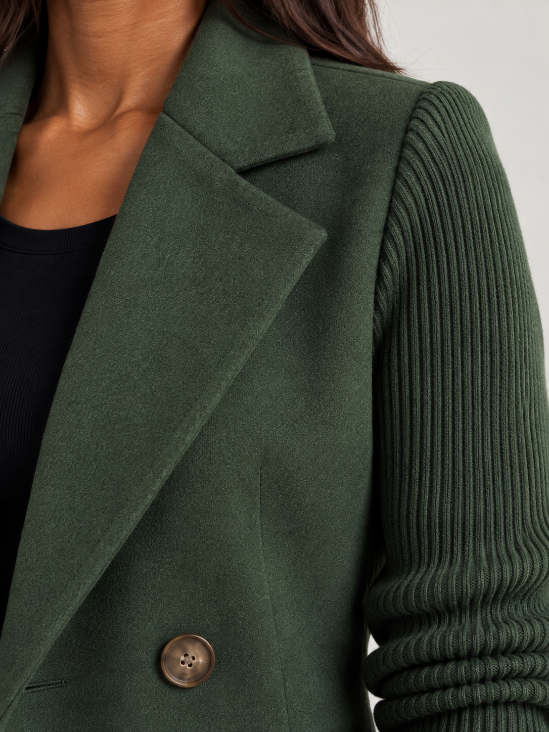 Clémence™ | Blazer élégant à manches en maille