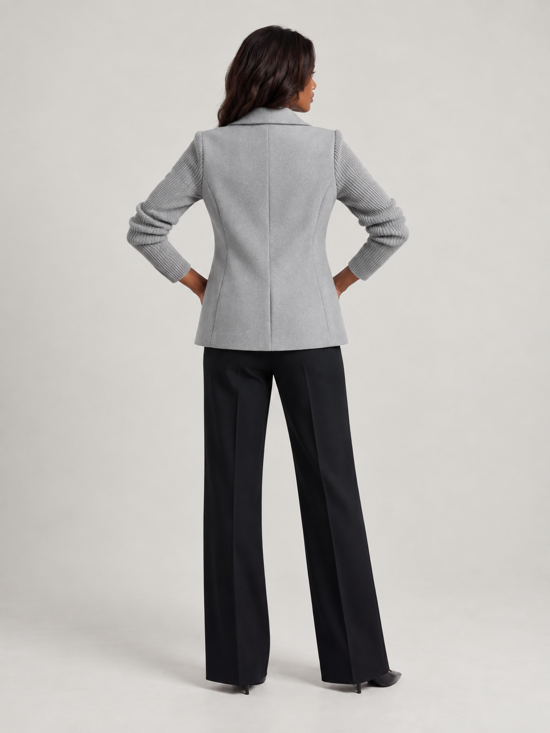 Clémence™ | Blazer élégant à manches en maille