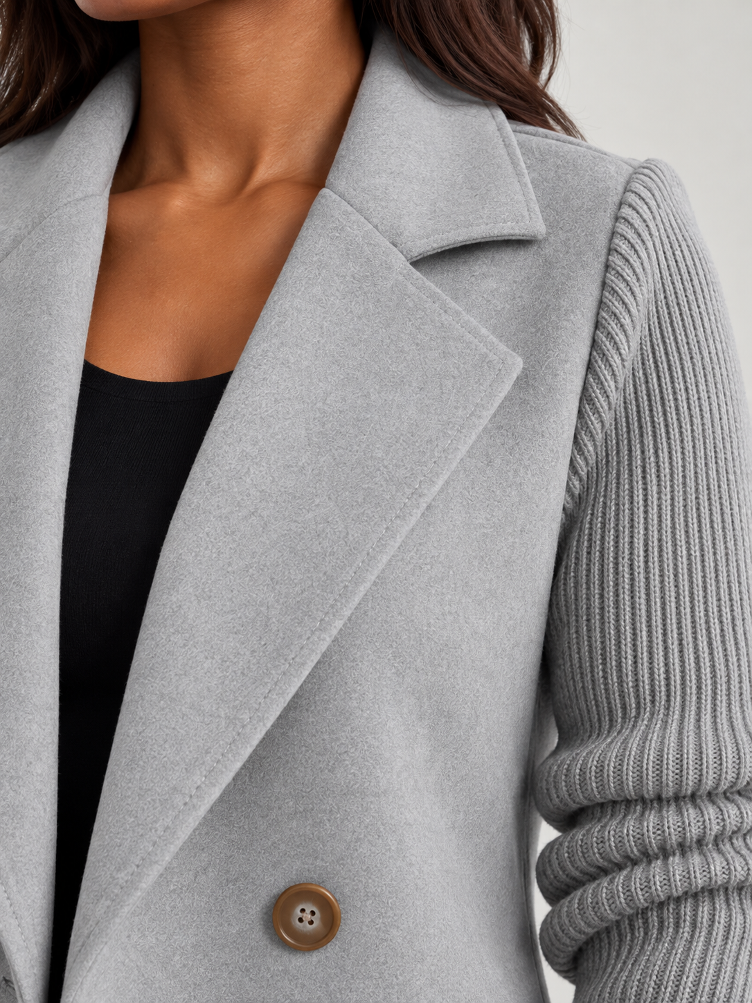 Clémence™ | Blazer élégant à manches en maille