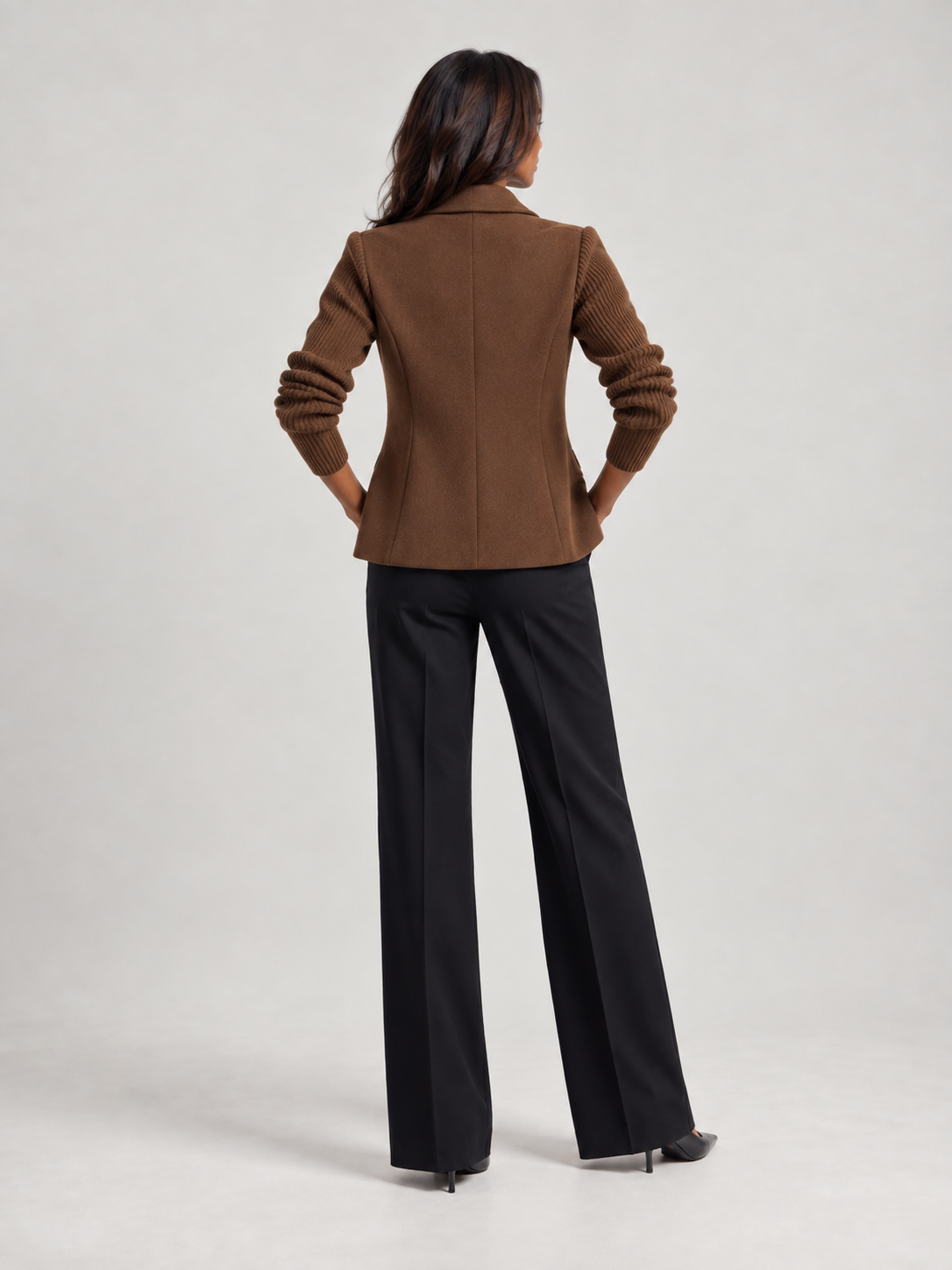 Clémence™ | Blazer élégant à manches en maille