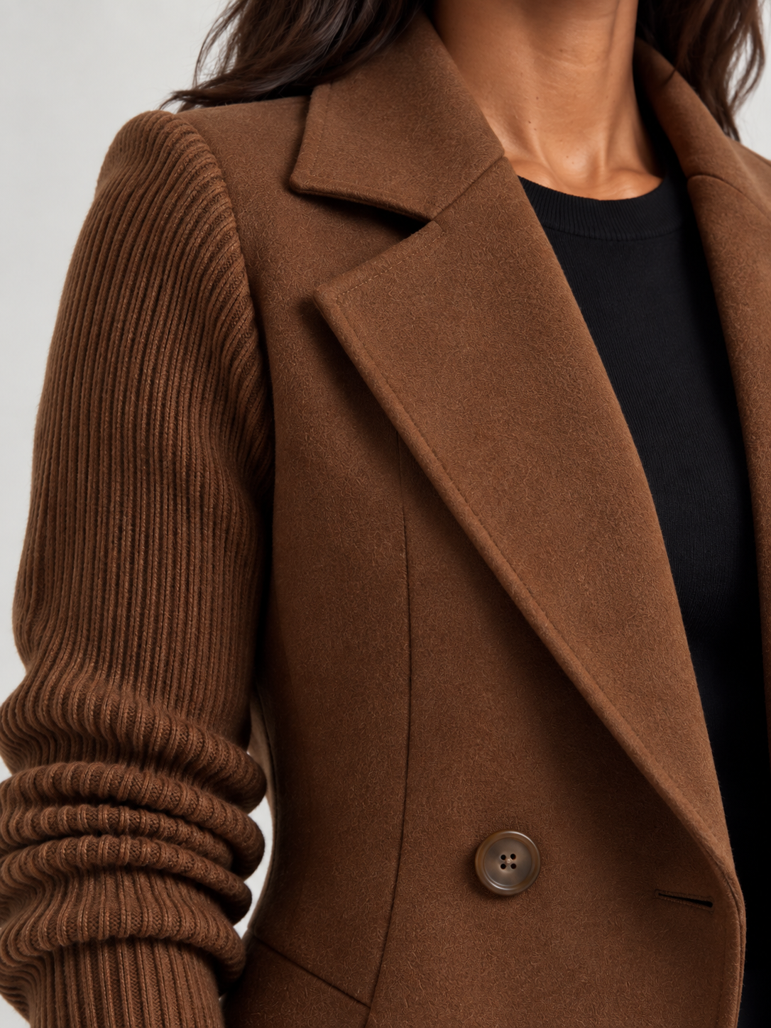 Clémence™ | Blazer élégant à manches en maille