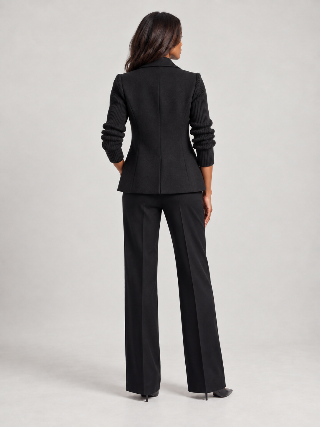 Clémence™ | Blazer élégant à manches en maille