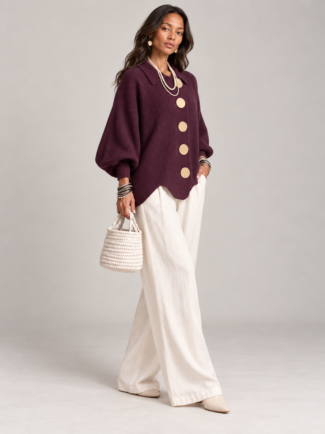 Clémence™ | Cardigan oversize élégant