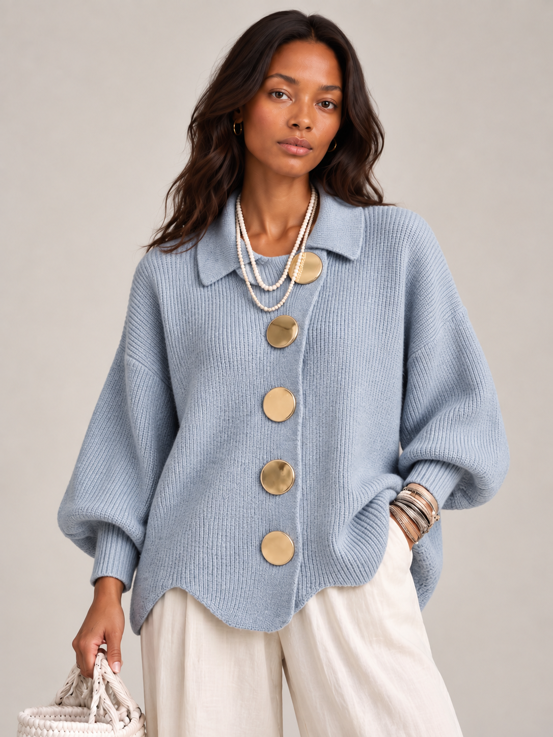 Clémence™ | Cardigan oversize élégant