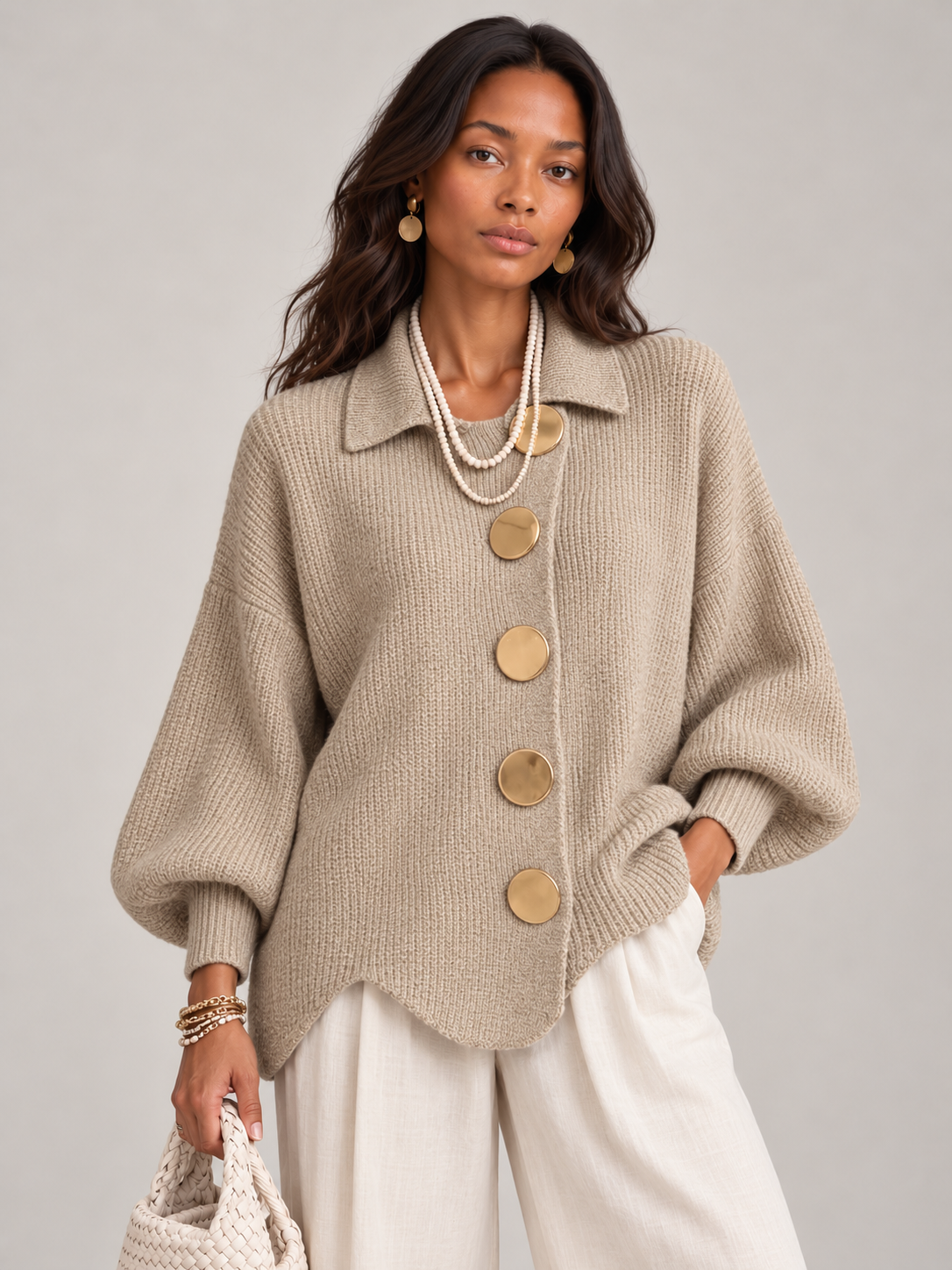 Clémence™ | Cardigan oversize élégant