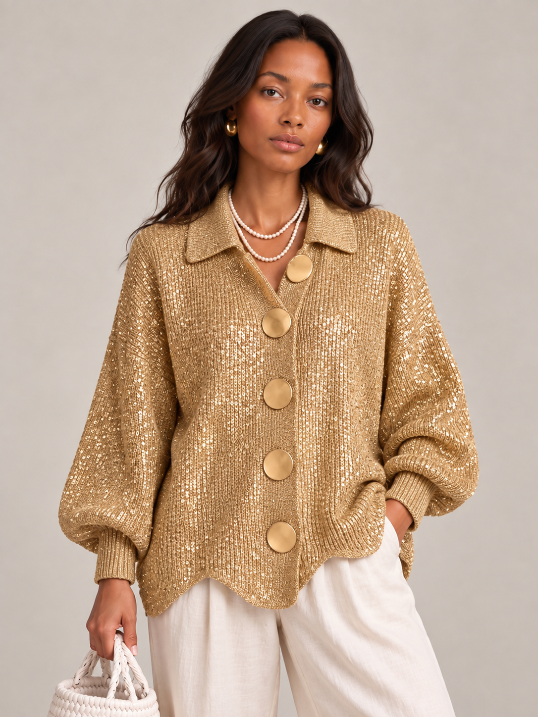Clémence™ | Cardigan oversize élégant