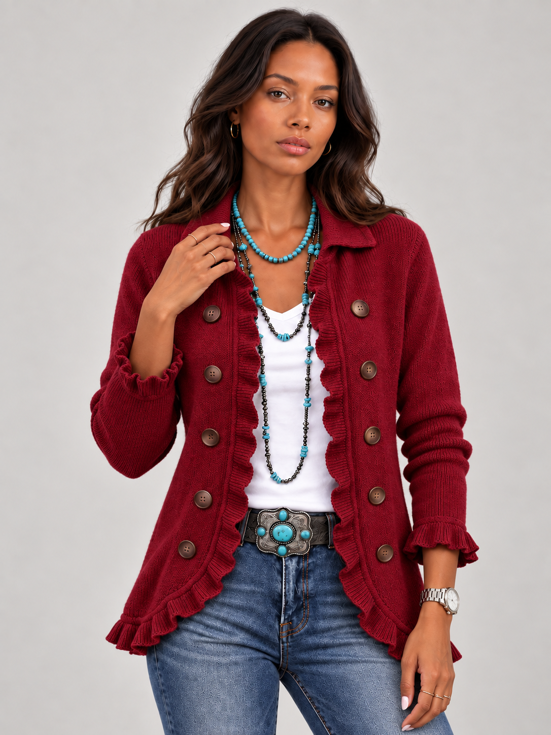 Élodie™ | Veste en maille élégante