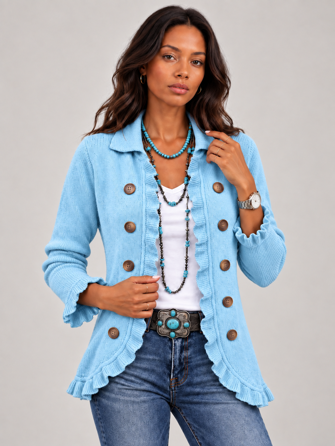 Élodie™ | Veste en maille élégante