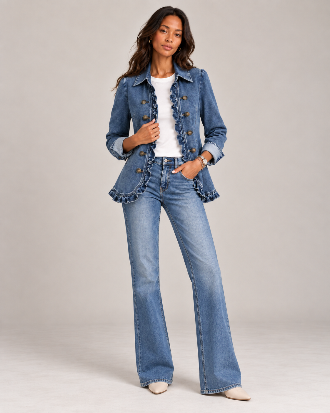 Rosalie™ | Veste à volants élégante