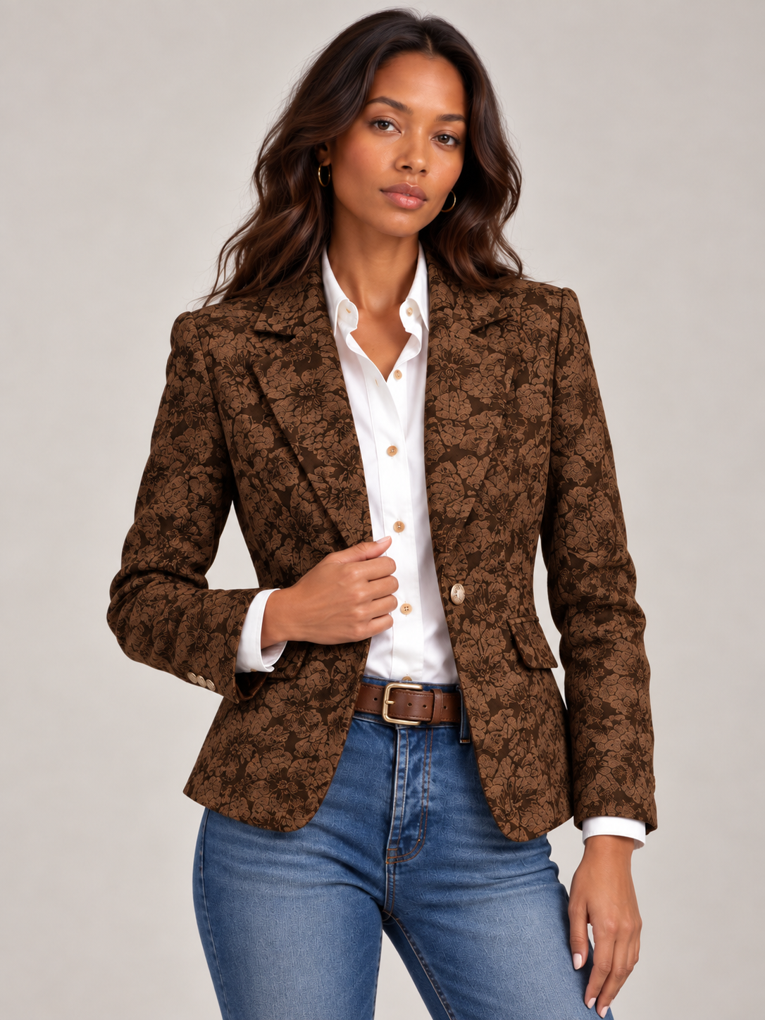 Océane™ | Blazer imprimé élégant