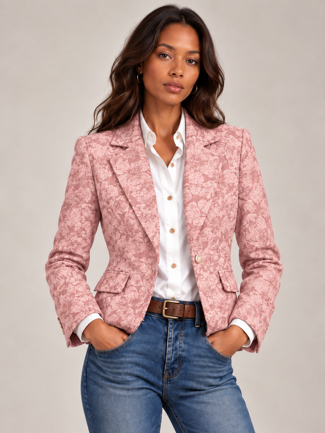 Océane™ | Blazer imprimé élégant