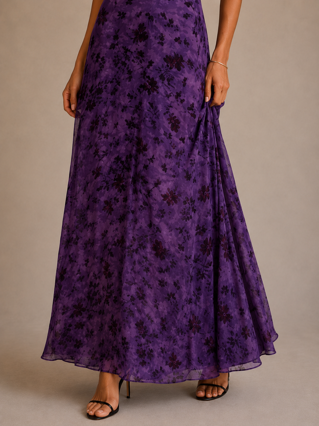 ROBE MAXI VIOLETTE