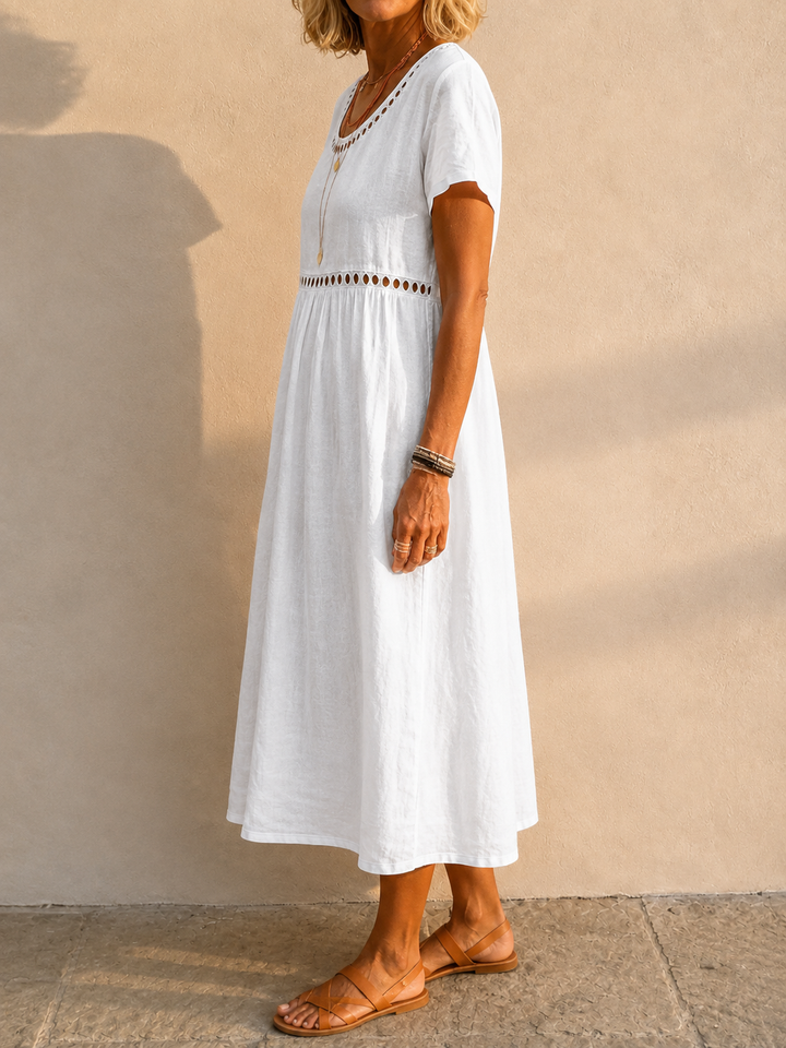 Mireille™ | Robe longue en coton