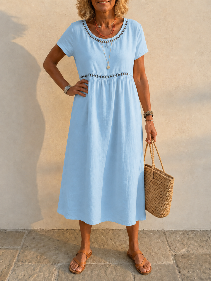Mireille™ | Robe longue en coton