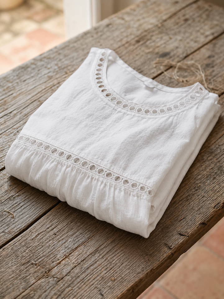 Mireille™ | Robe longue en coton