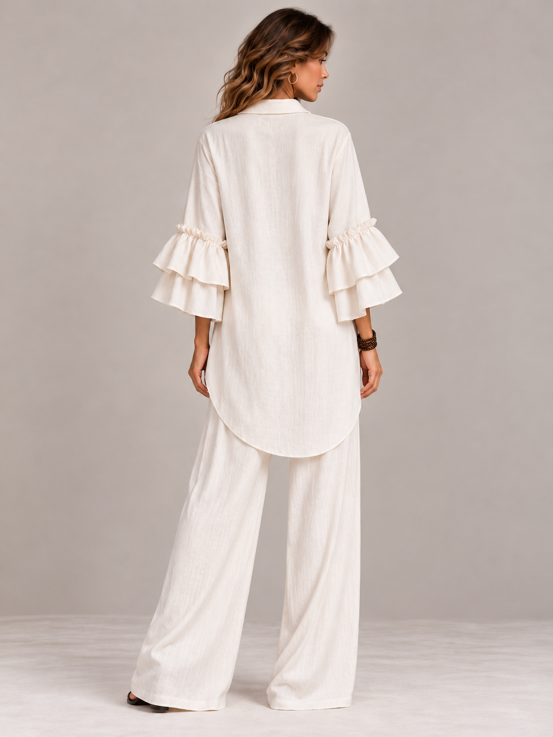 Lena | Ensemble fluide avec haut ample et pantalon large