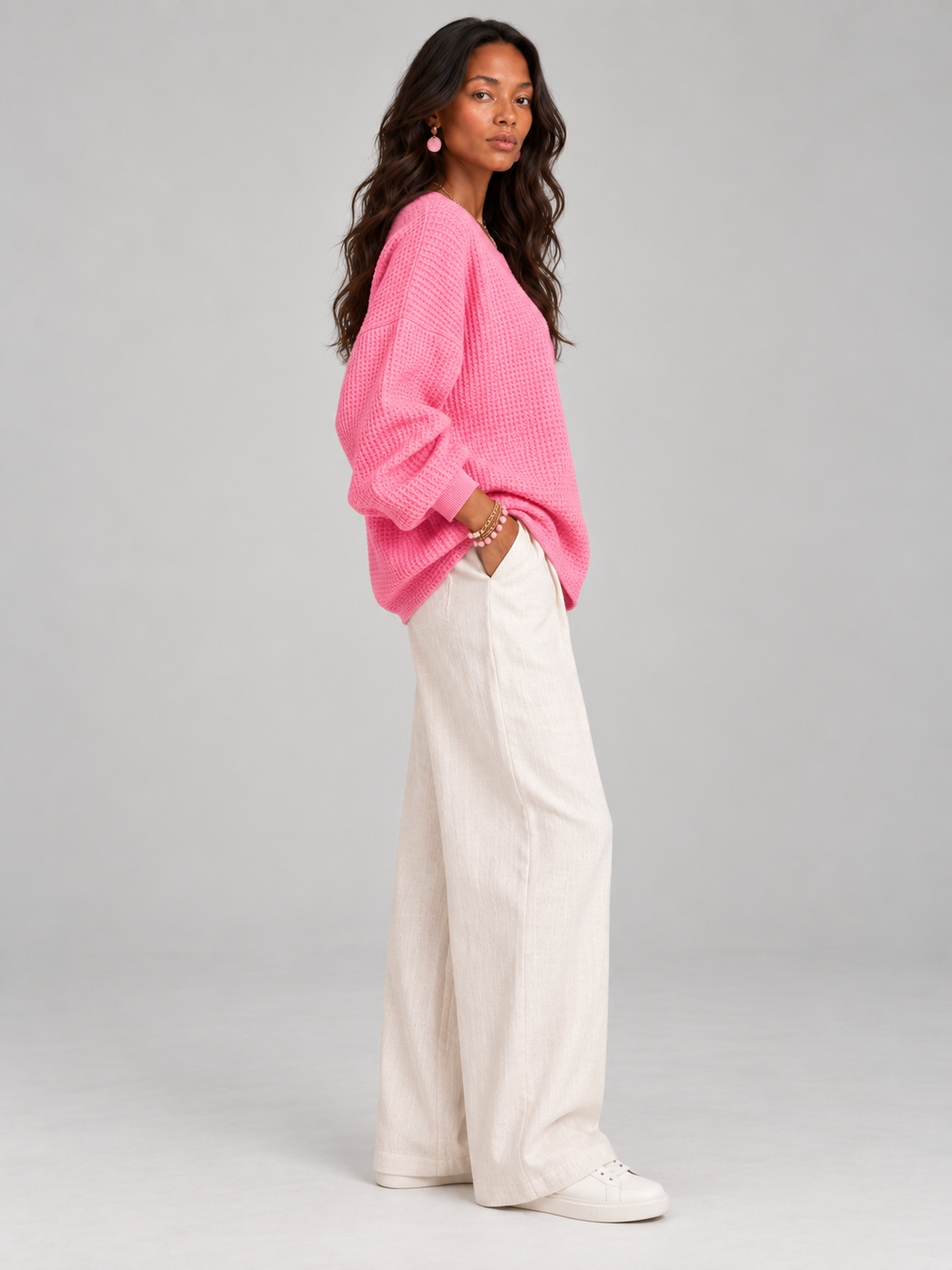 Noémie™ | Pull gaufré classique