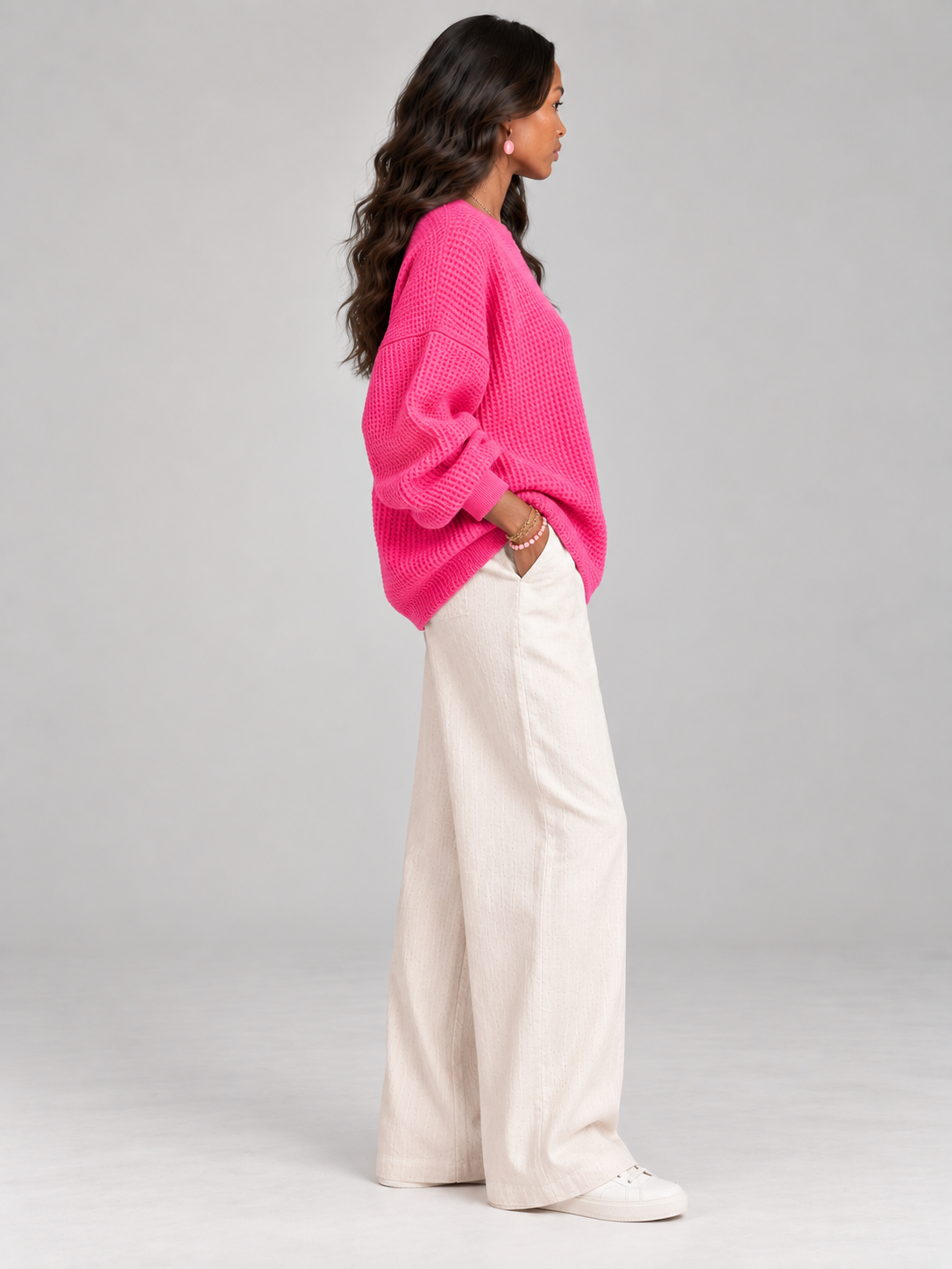 Noémie™ | Pull gaufré classique