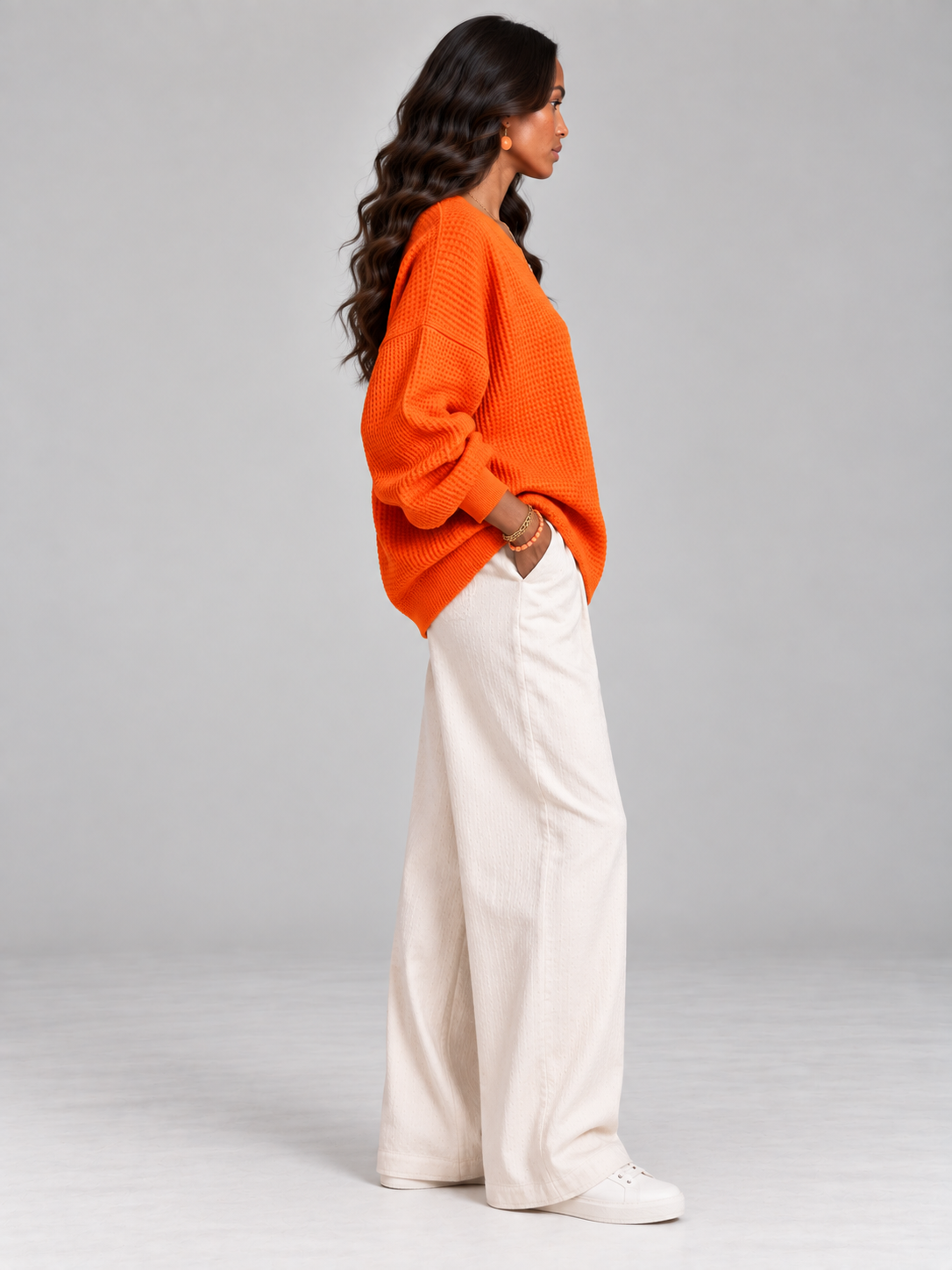 Noémie™ | Pull gaufré classique