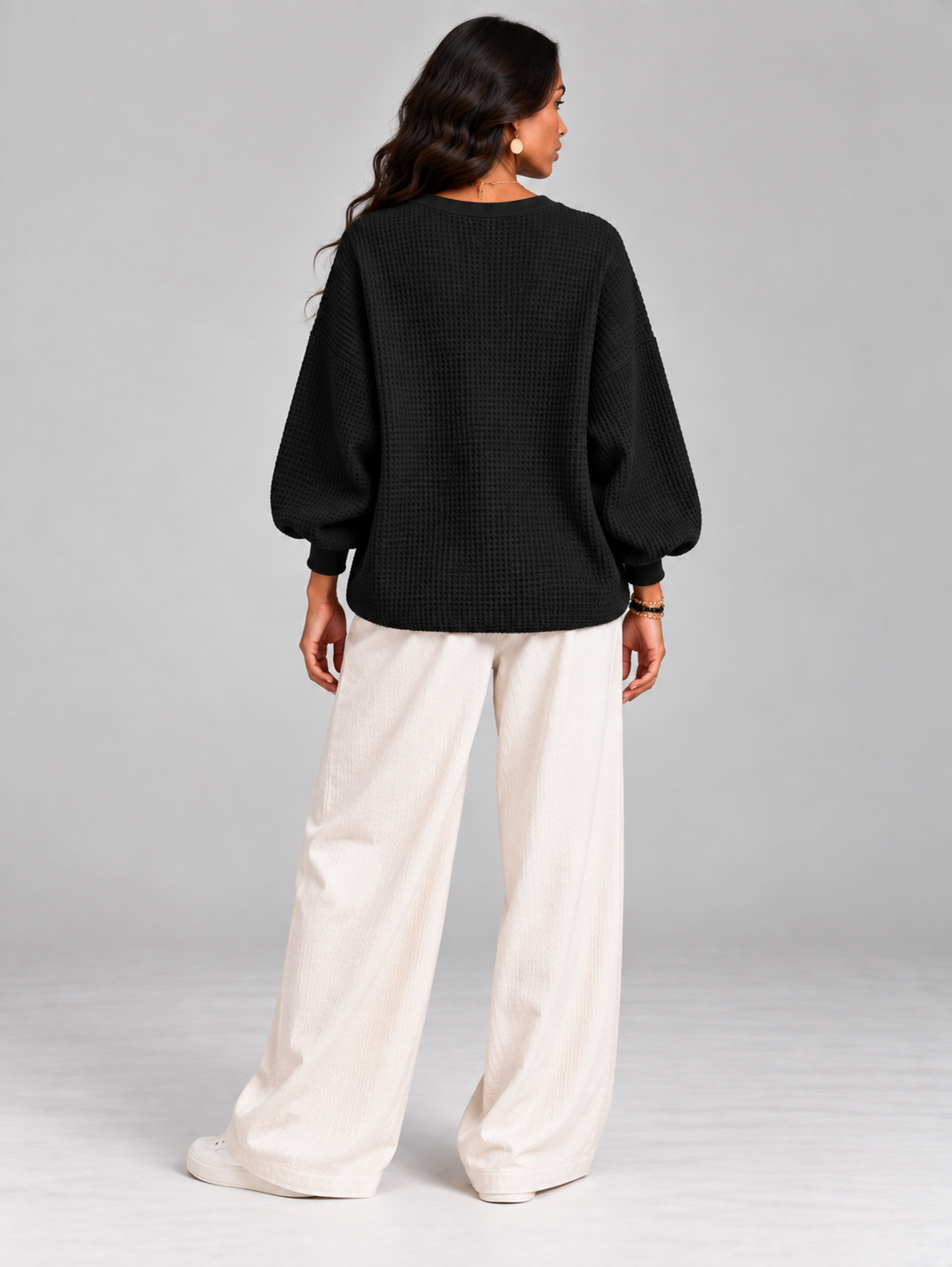 Noémie™ | Pull gaufré classique
