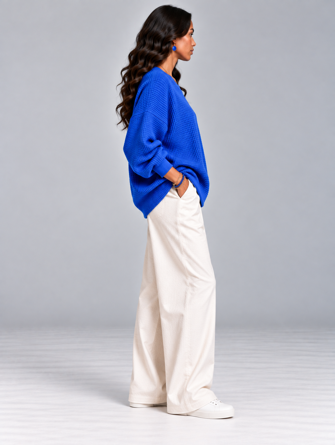Noémie™ | Pull gaufré classique