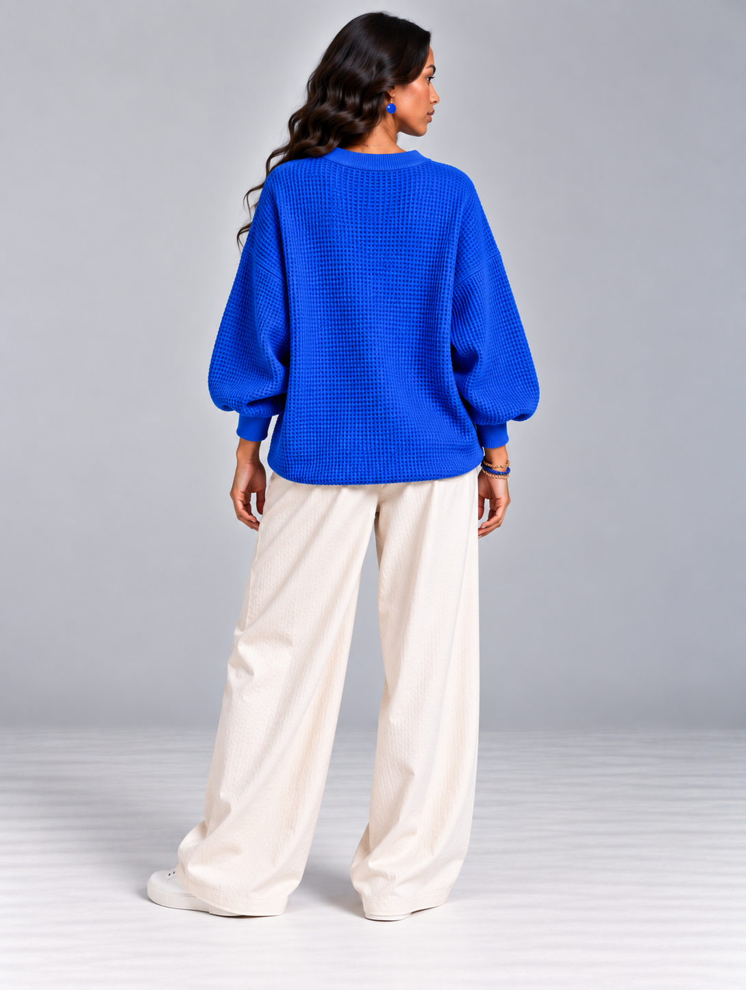 Noémie™ | Pull gaufré classique