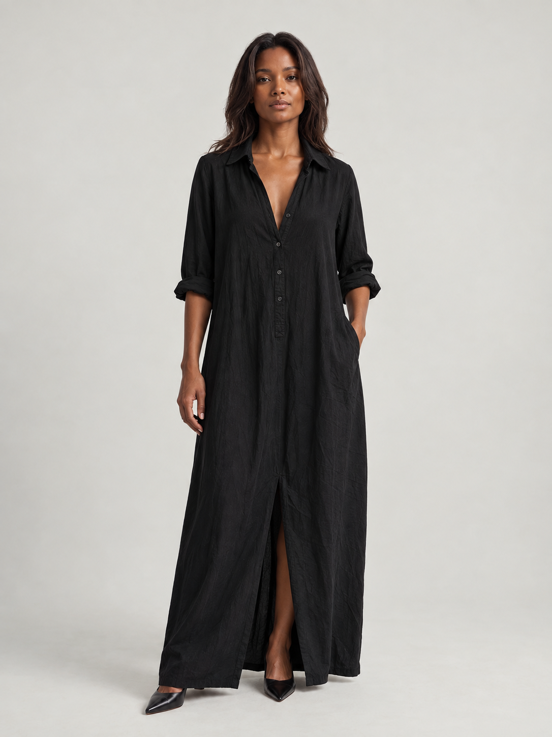 Élise | Robe longue fluide style bohème confortable