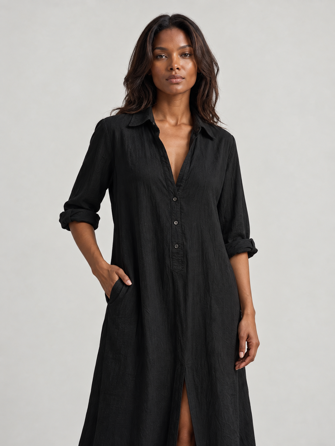 Élise | Robe longue fluide style bohème confortable