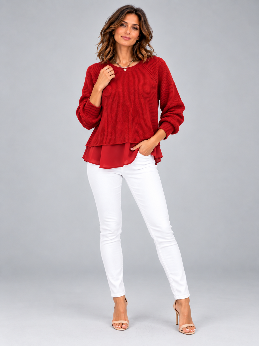 Cécile™ | Pull effet deux pièces