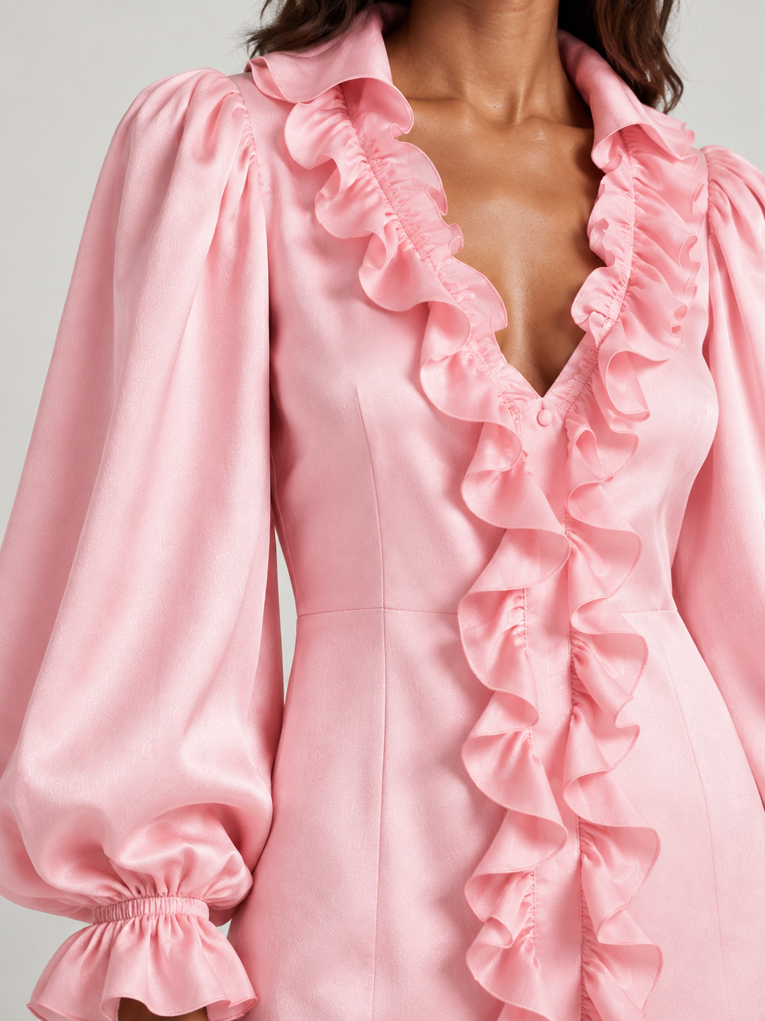 Élise™ | Robe courte à volants élégants